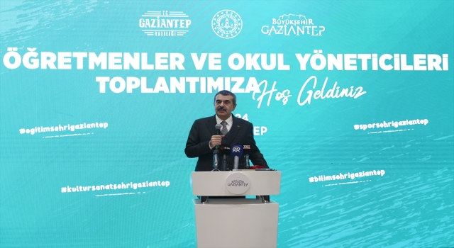 Milli Eğitim Bakanı Tekin, Gaziantep’te öğretmenlerle iftar programında buluştu: