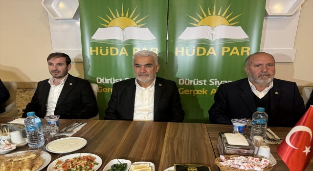 HÜDA PAR Genel Başkanı Yapıcıoğlu, Elazığ’da iftar programında konuştu: