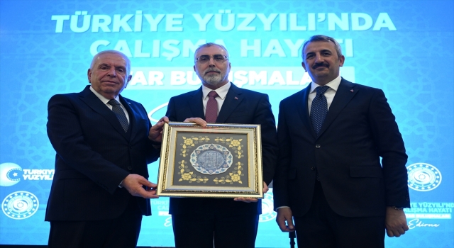 Çalışma ve Sosyal Güvenlik Bakanı Işıkhan Edirne’de iftar programında konuştu: