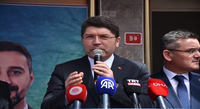 Adalet Bakanı Tunç, Bartın’da vatandaşlara hitap etti: