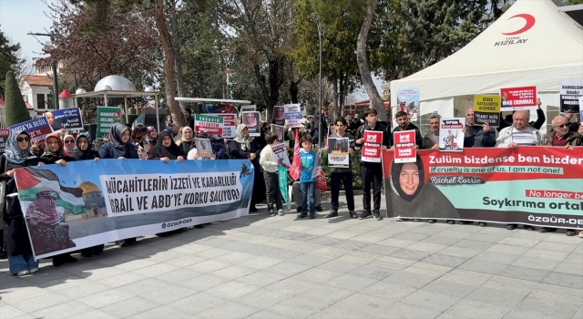 Çorum’da ”Ramazan ayı boyunca Gazze için ayaktayız” etkinliği düzenlendi