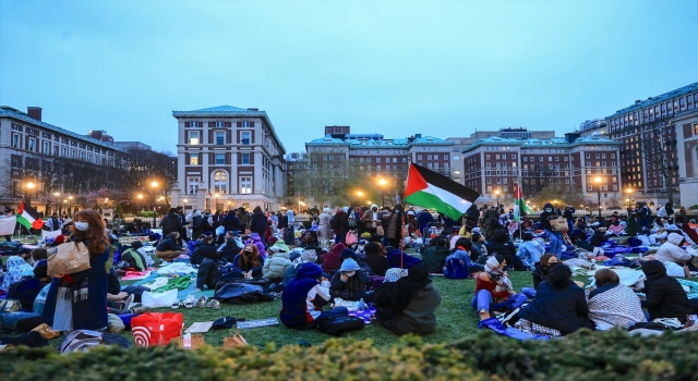 ABD’deki Columbia Üniversitesinde Filistin yanlısı öğrenciler ile yönetim arasında gerginlik sürüyor