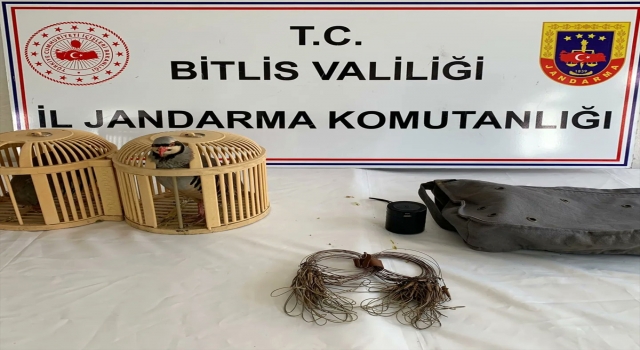Bitlis’te keklik yakalayan 2 kişiye 26 bin 635 lira ceza uygulandı