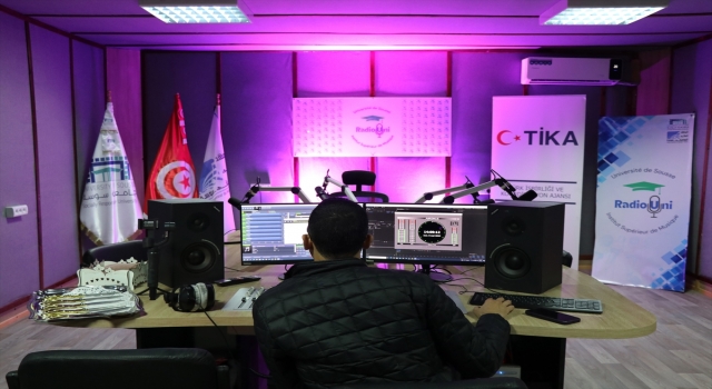 TİKA, Tunus’ta Yüksek Müzik Enstitüsüne radyo stüdyosu kurdu