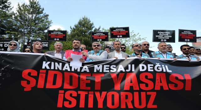 Van ve çevre illerde eğitim sendikaları İstanbul’da okul müdürünün öldürülmesini protesto etti