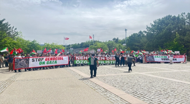ODTÜ’de İsrail’in saldırıları protesto edildi