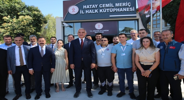Kültür ve Turizm Bakanı Ersoy, Hatay’da ziyaret ve incelemelerde bulundu 