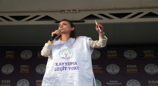 DEM Parti, Hakkari’de miting düzenledi