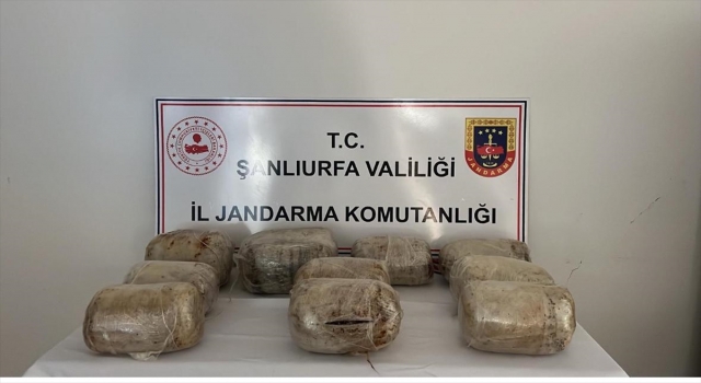 Şanlıurfa’da yolcu otobüsünde 69 kilogram esrar ele geçirildi
