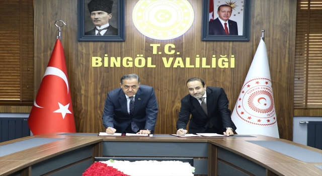 Bingöl’ün turizmine ivme kazandıracak ”Kent Park Projesi”nde protokol imzalandı