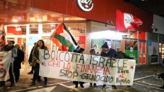 İtalya’da İsrail’e yönelik boykot çağrısı yapıldı