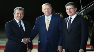 Cumhurbaşkanı Erdoğan Erbil’e geldi