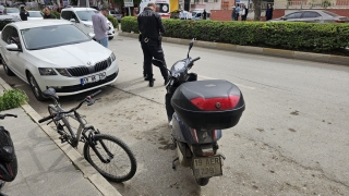 Çorum’da motosikletle bisikletin çarpıştığı kazada 3 kişi yaralandı