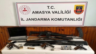 Amasya’da silah kaçakçılığı operasyonunda 6 kişi yakalandı