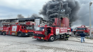 Aksaray’da atık yağ geri dönüşüm fabrikasında yangın