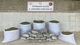 Diyarbakır’da 173 kilogram esrar ele geçirildi 