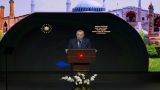 Cumhurbaşkanı Erdoğan, Vakıflar Genel Müdürlüğünce restorasyonu yapılan 201 eserin açılışında konuştu: (1)