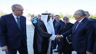 Cumhurbaşkanı Erdoğan, Kuveyt Emiri esSabah’ı resmi törenle karşıladı