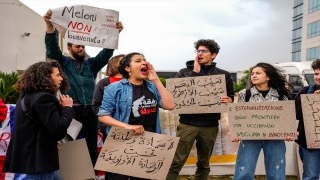 Tunus’ta Avrupa’nın göç politikası protesto edildi