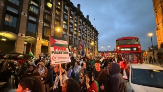 İsrail’in Refah’a yönelik saldırıları Londra’da protesto edildi